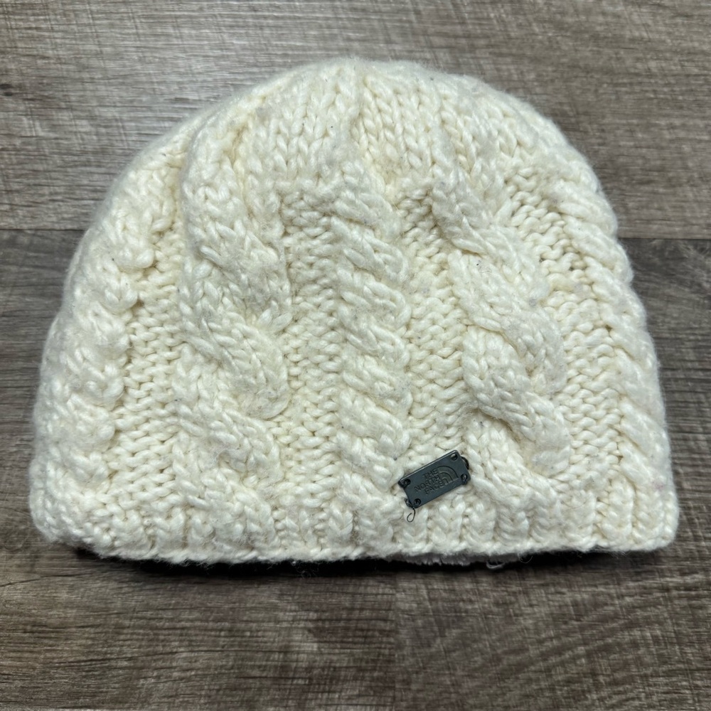 The North Face Cream Color Beanie